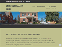 Tablet Screenshot of churchyardinn.com